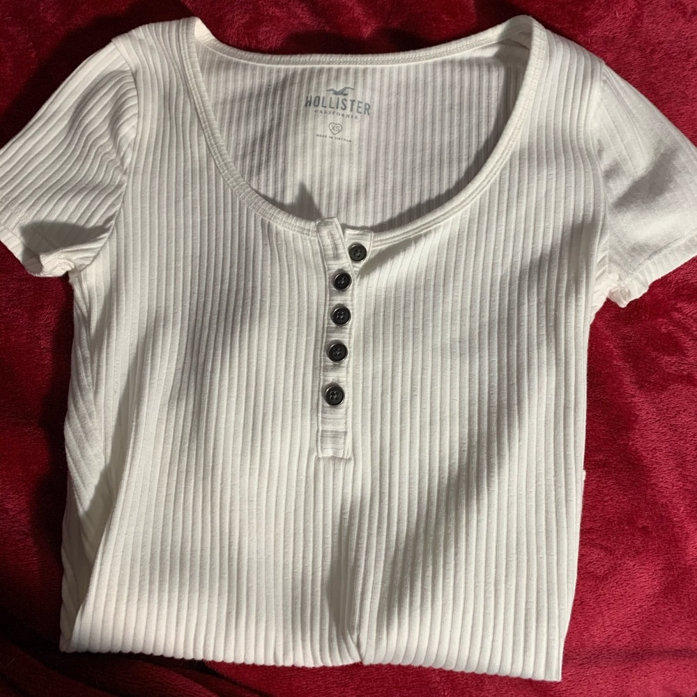 White Button Bodysuit